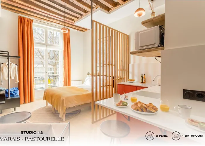Апартаменты Beauquartier - Marais Pastourelle Париж