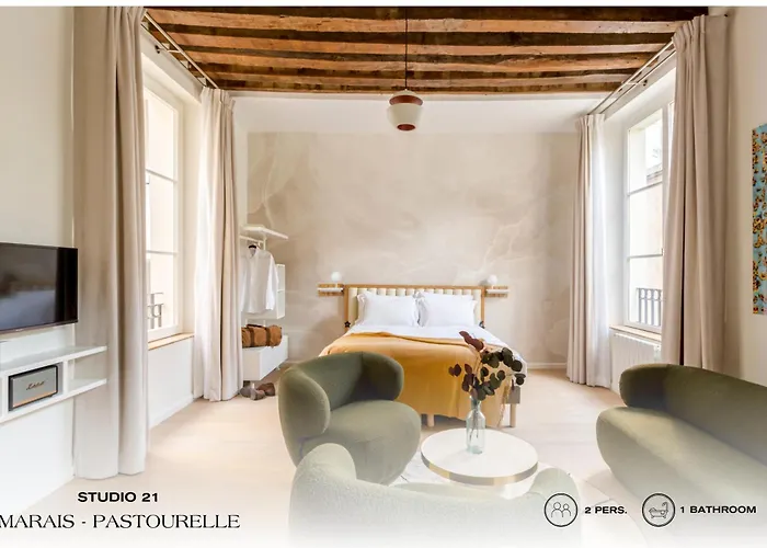 Beauquartier - Marais Pastourelle Апартаменты *