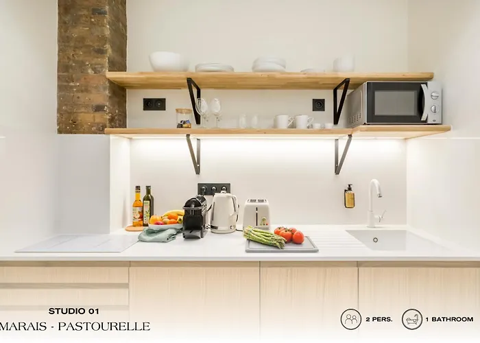 Beauquartier - Marais Pastourelle Апартаменты *