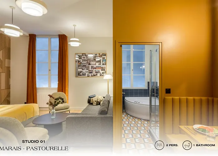 Beauquartier - Marais Pastourelle Апартаменты