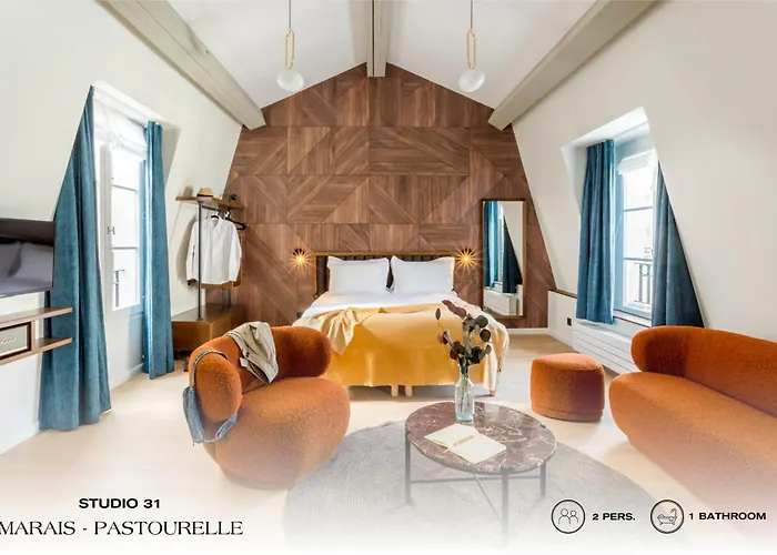 Апартаменты Beauquartier - Marais Pastourelle Париж